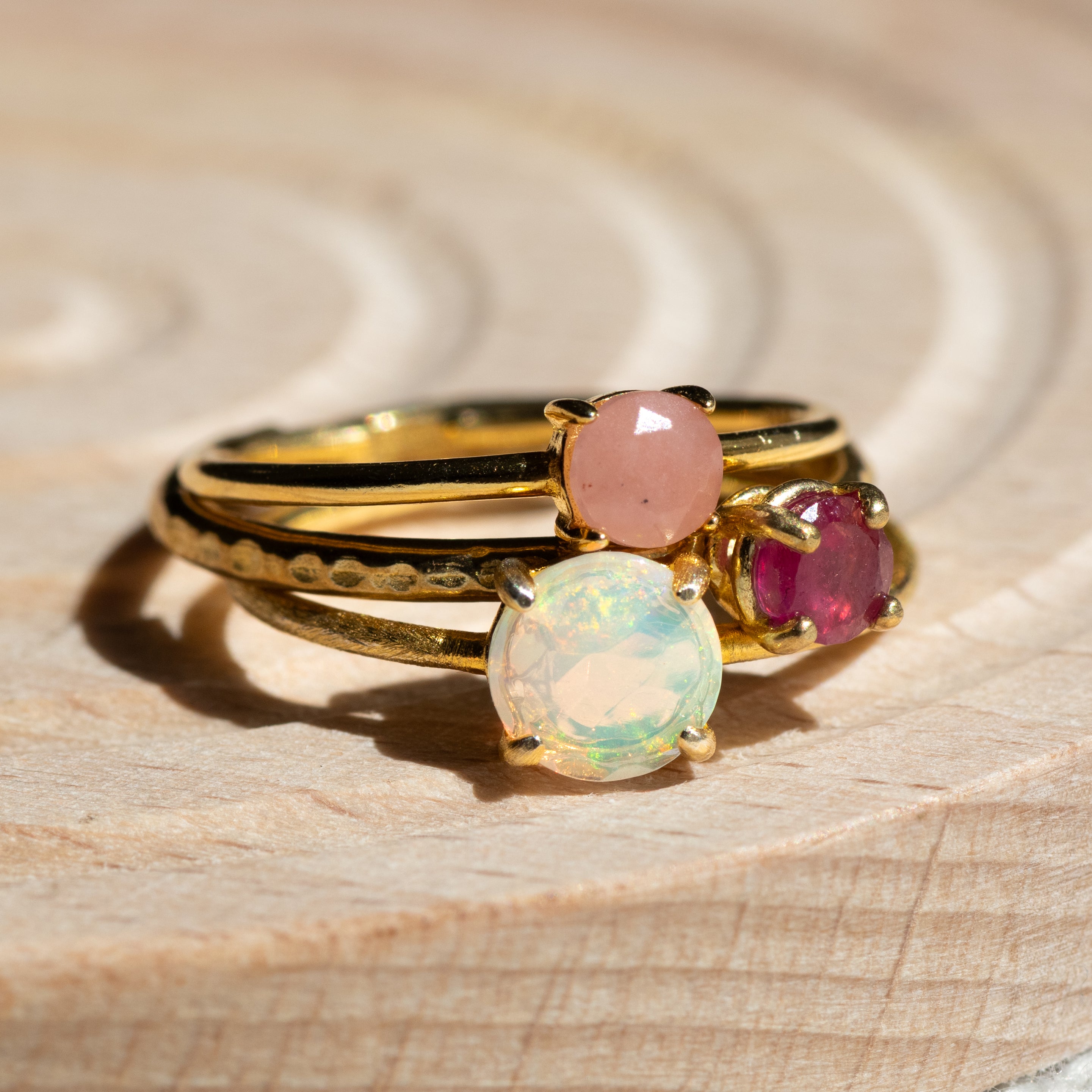 ローズクオーツ　蛇　三人組 K10 PG クロスハート ローズクォーツ ネックレス(40cm K10