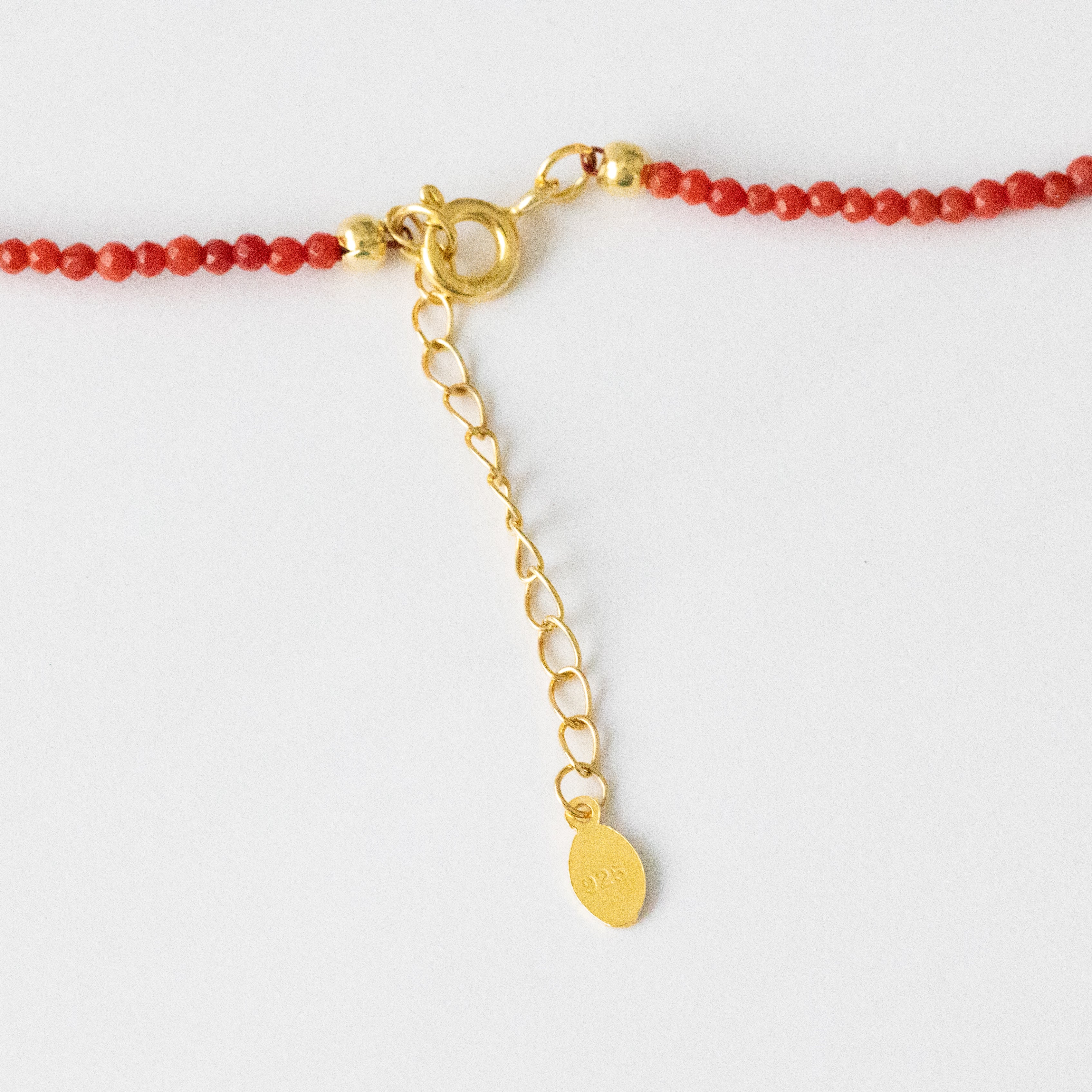 ミニマル】レッドコーラル（赤珊瑚） ショートネックレス – Stream Jewelry