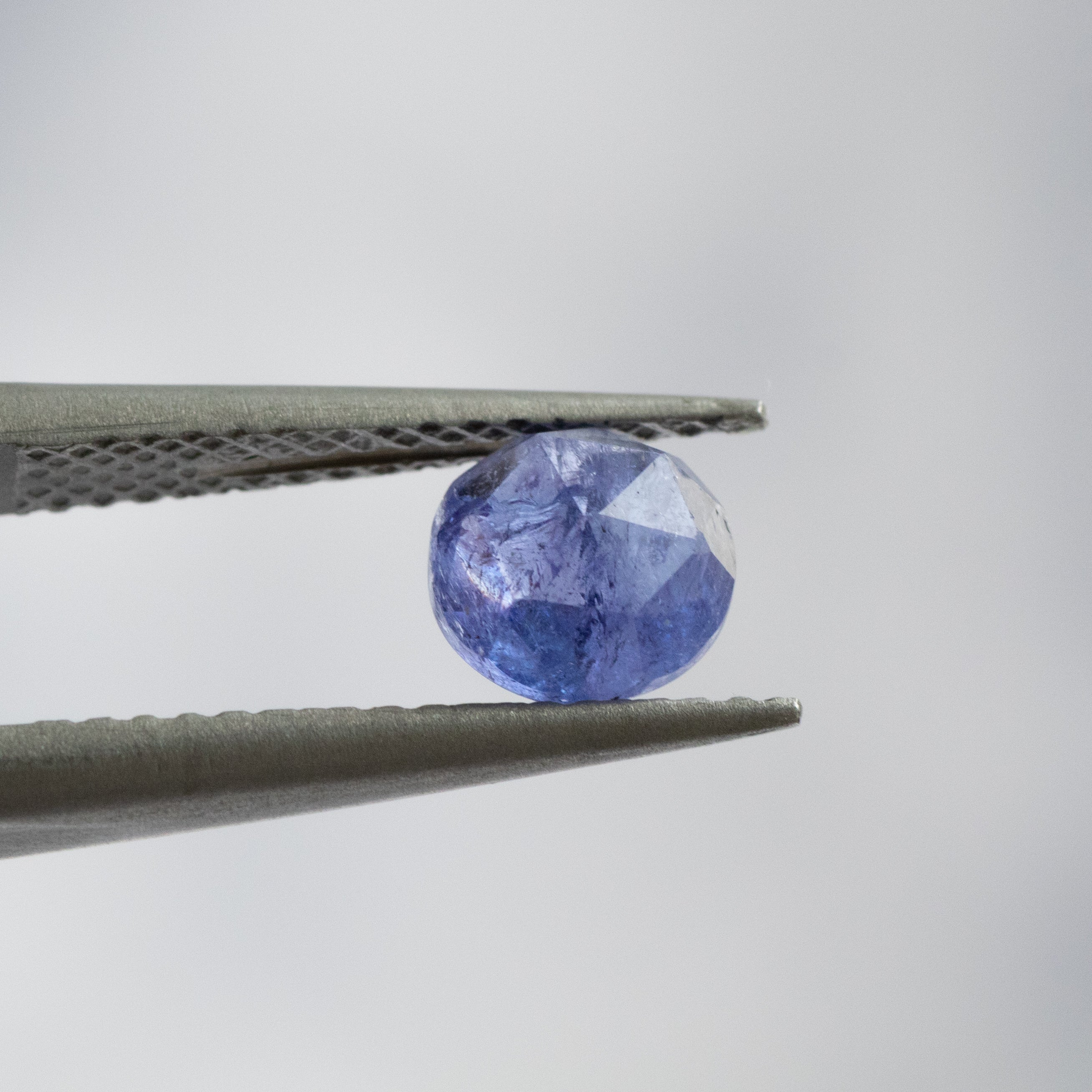 数量限定】宝石質タンザナイト ローズカットラウンドリング