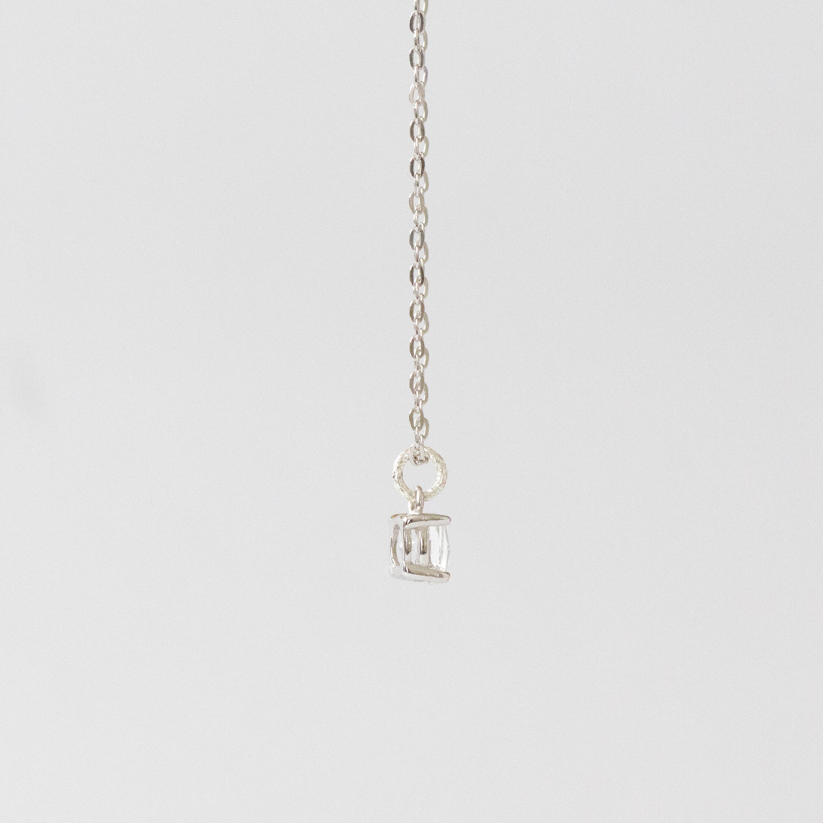 Silver925】宝石質AAAホワイトトパーズ 1粒ネックレス – Stream Jewelry
