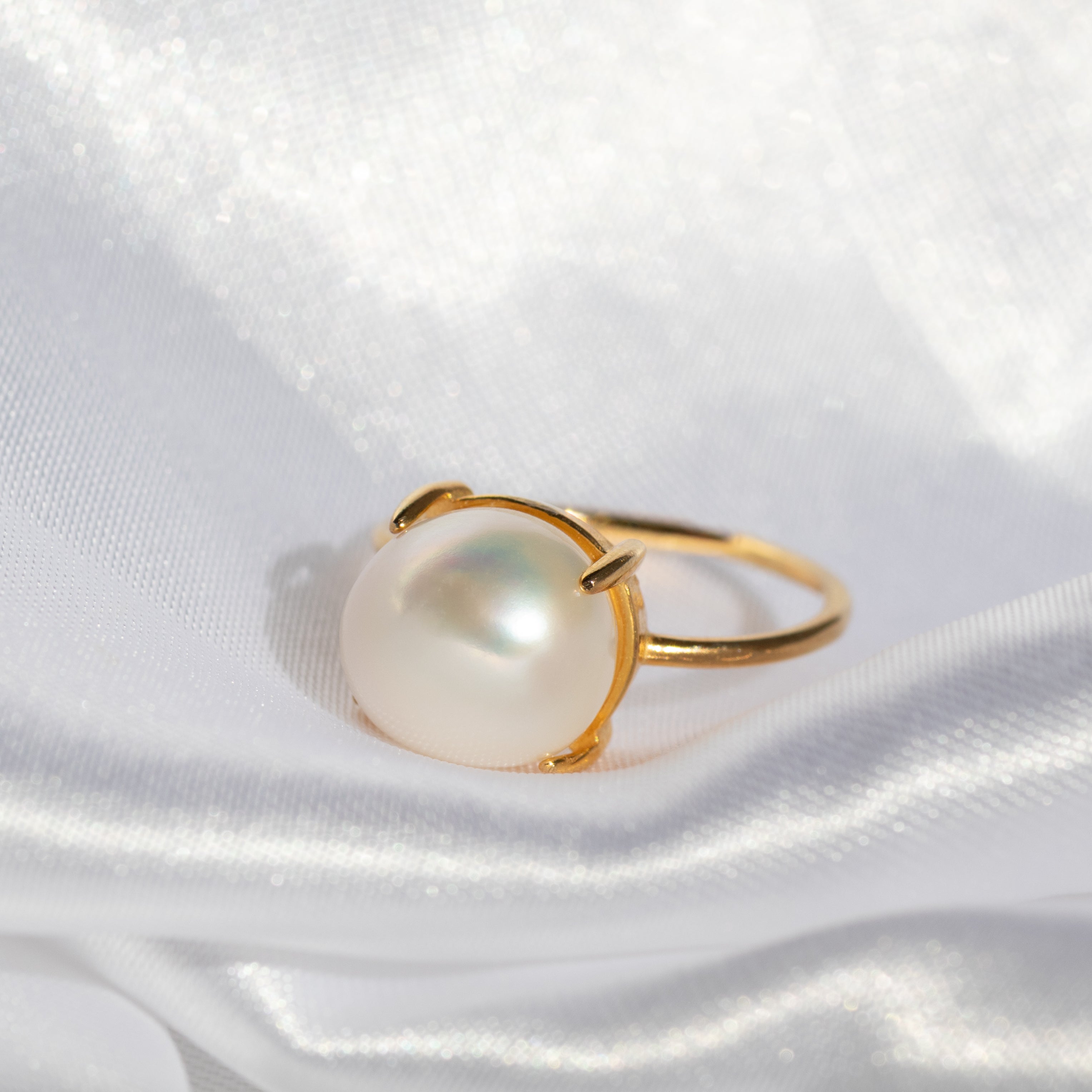 数量限定】淡水バロックパールリング（Silver925 18kgp） – Stream Jewelry