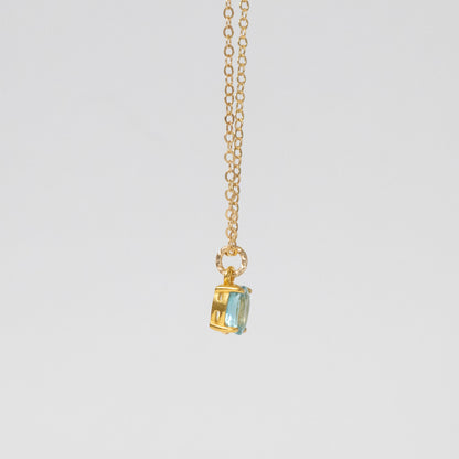 【2点セット】天然ブルージルコン リング＆ネックレス（Holiday collection2025）