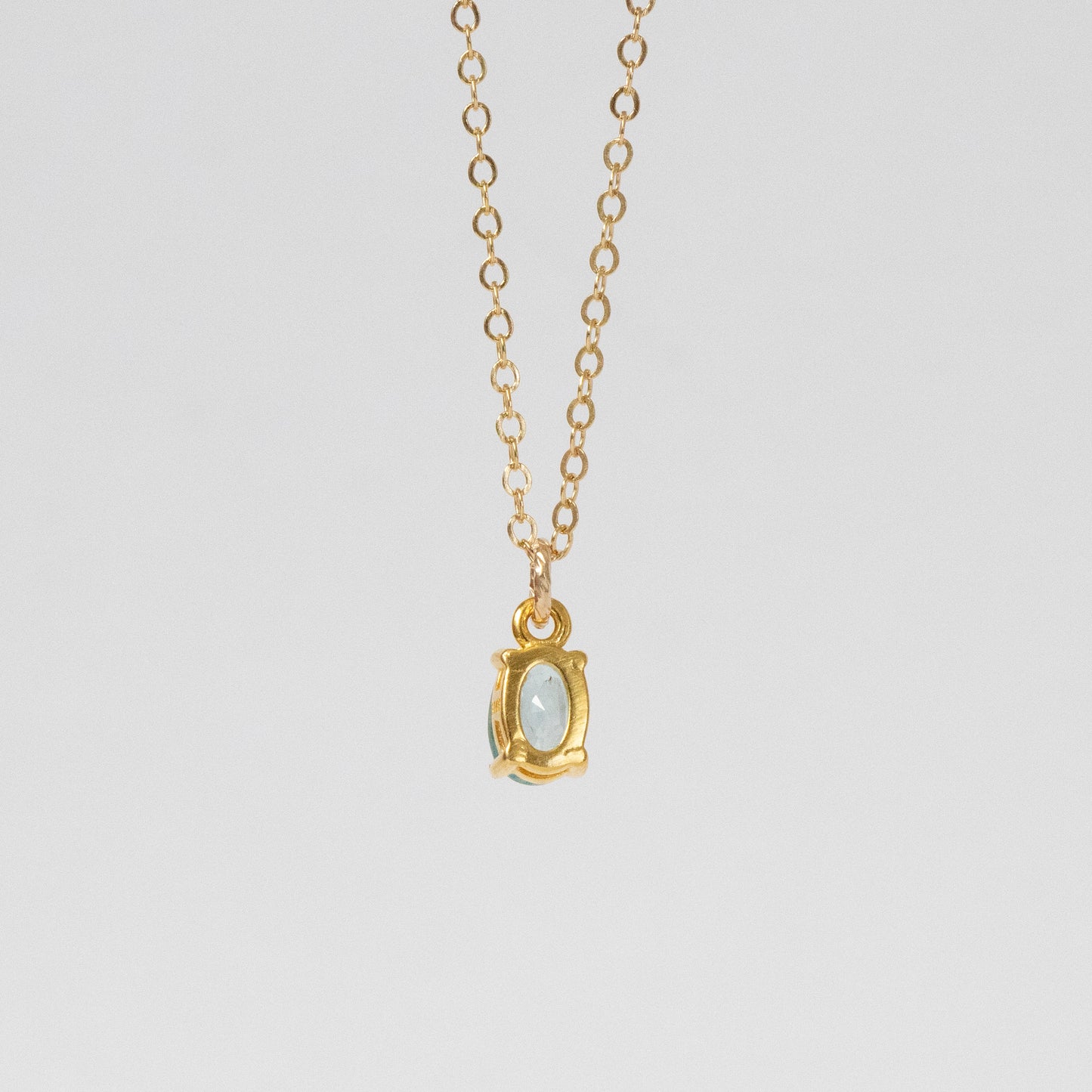 【2点セット】天然ブルージルコン リング＆ネックレス（Holiday collection2025）