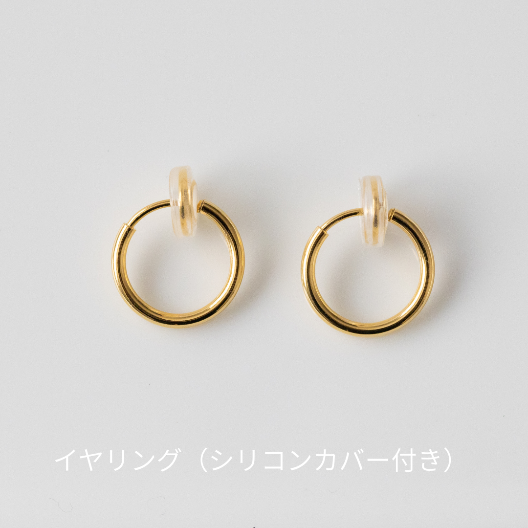 【ピアス／イヤリング】ピンクエピドート チェーンピアス