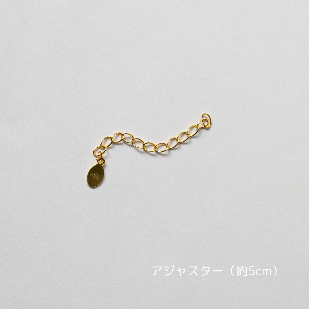 【2Way仕様】ホワイトシェルフラワー×天然石チャームネックレス