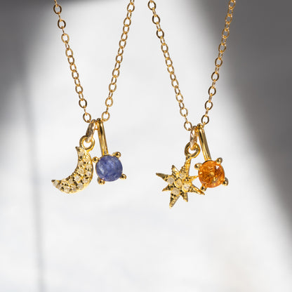 【人気再販売】2Way 天然ダイヤモンドチャームネックレス