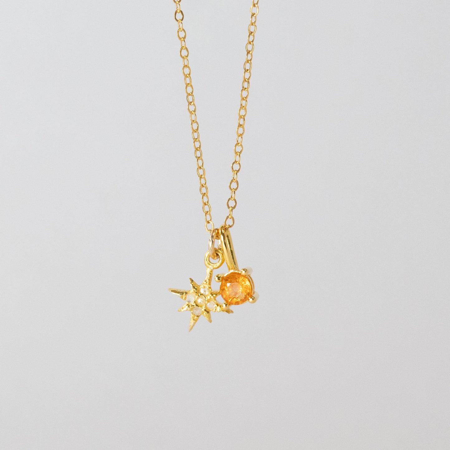 【人気再販売】2Way 天然ダイヤモンドチャームネックレス