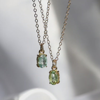 【2点セット】天然ブルージルコン リング＆ネックレス（Holiday collection2025）