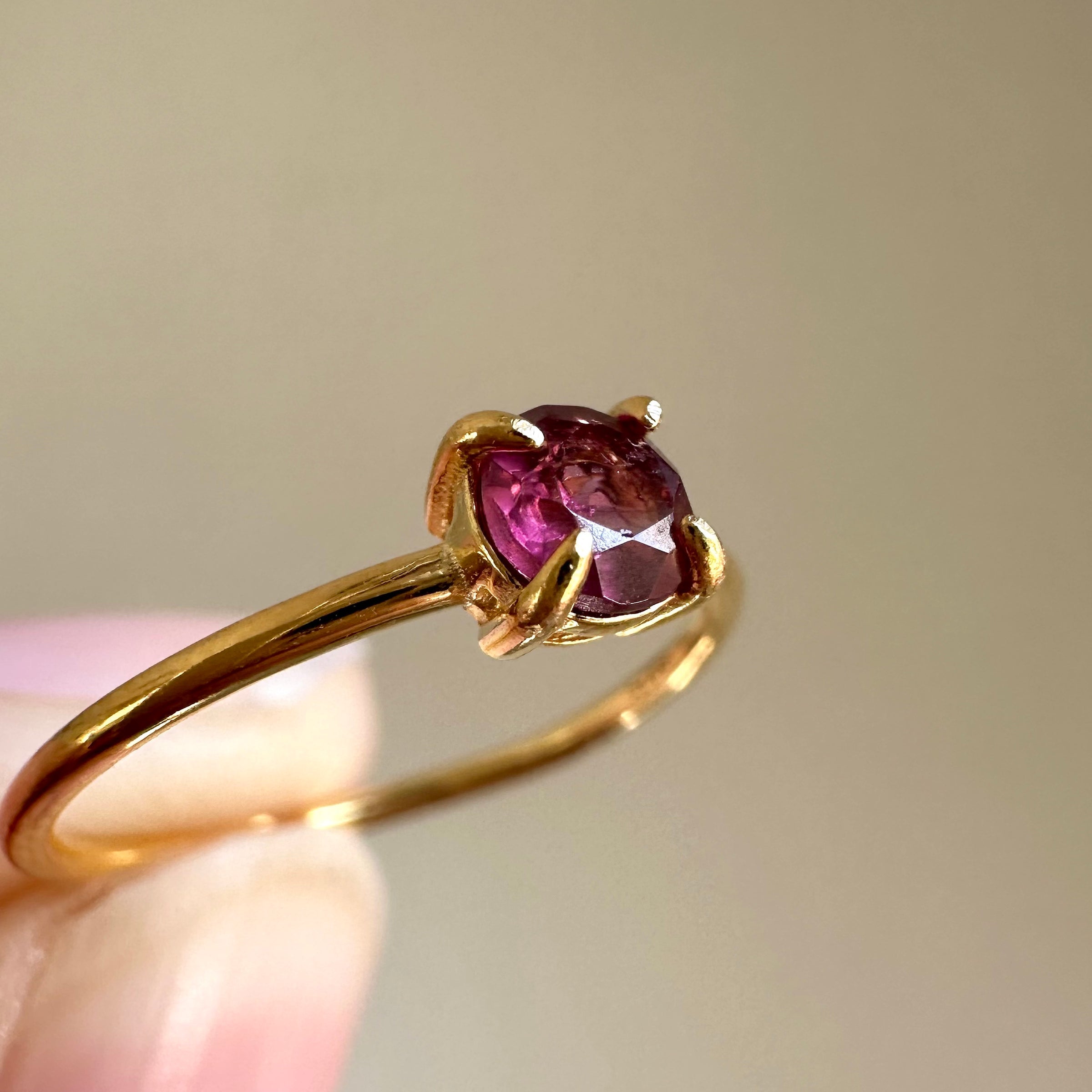 Silver925製18kgpリング】マラヤガーネット – Stream Jewelry